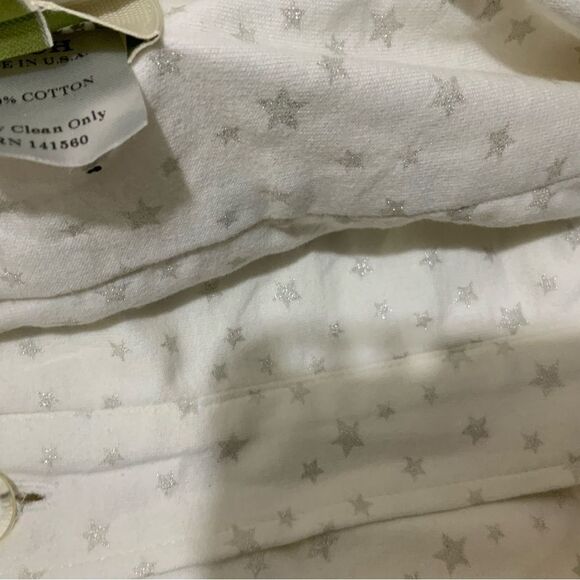 KOCH white and gray  with stars draped   Mini skirt XS - Picture 8 of 9